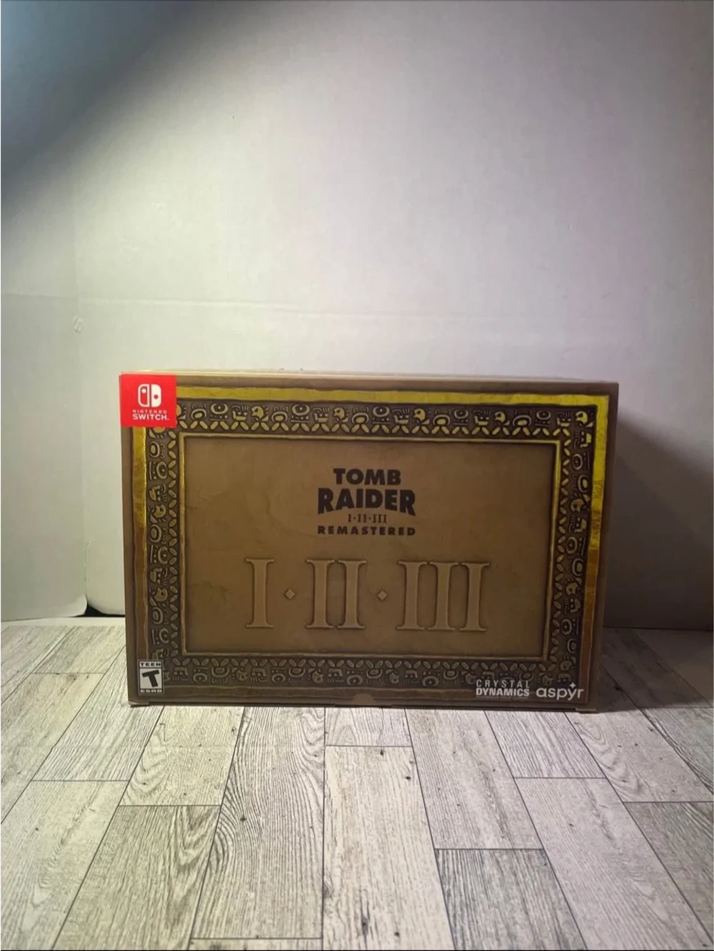 Tomb Raider I-III Remastered ULTIMATE collectors edition Switch LRG